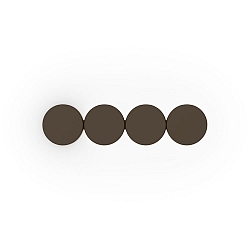 LED Wandleuchte DOT WALL SURF 4.0 LED 3000K Q 21W 220-240VAC DIM CRI90, bronze