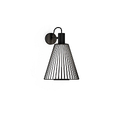 Wandleuchte WIRO 1.0 CONE WALL SURF E27 B max. 25W T30-225 220-240VAC, schwarz