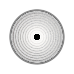 LED Wandleuchte TAPIS SOFT WALL SURF 1.0 LED 3000K MF 9W 220-240VAC DIM CRI90, marmor, grau