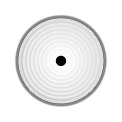 LED Wandleuchte TAPIS SOFT WALL SURF 1.0 LED 3000K WF 9W 220-240VAC DIM CRI90, wei�