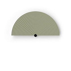 Zubeh�r f�r Wandleuchte TAPIS 2.0 / 3.0 - Erweiterungs-Blende 2.1, halbrund, ohne Beleuchtung, Feel Jade