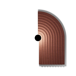 LED Wandleuchte TAPIS SOFT WALL SURF 3.0 LED 3000K OF 9W 220-240VAC DIM CRI90, rot