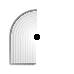 LED Wandleuchte TAPIS SOFT WALL SURF 4.0 LED 3000K WF 9W 220-240VAC DIM CRI90, wei�