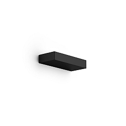 LED Wandleuchte DOMINO WALL SURF 1.0 LED 2700K B 14W 220-240VAC DIM CRI80, schwarz matt