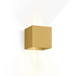 LED Wandleuchte BOX 2.0, Up&Down, 6W 1800-2850K 2x200lm, dimmbar, gold