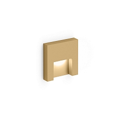 LED Treppenstufen-Leuchte RETO 0.8, IP20, 8x8cm, 350mA, 3W 3000K 150lm, CRi >90, champagner