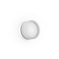 wall luminaire HAJO IP44 1.0 IP44, white matt dimmable