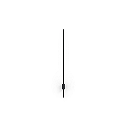 LED Design Wall luminaire FINLIN 1.0, 62.3cm, 6W 3000K, CRi >90, dimmable, black