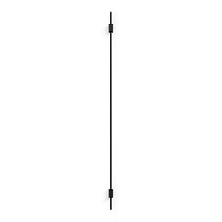 LED Design Wall luminaire FINLIN 3.0, 124cm, 12W 3000K, CRi >90, dimmable, black