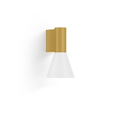 Wandleuchte ODREY WALL SURF 1.3 PAR16 G-W max. 12W GU10 100-240VAC, gold, wei� matt