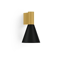 Wandleuchte ODREY WALL SURF 1.4 PAR16 G-B max. 12W GU10 100-240VAC, gold, schwarz matt