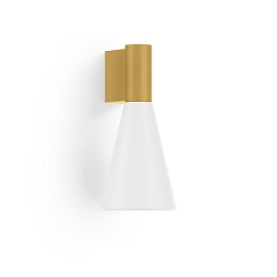 Wandleuchte ODREY WALL SURF 1.5 PAR16 G-W max. 12W GU10 100-240VAC, gold, wei� matt