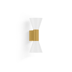 Wandleuchte ODREY WALL SURF 2.3 PAR16 G-W max. 2x12W GU10 100-240VAC, gold, wei� matt