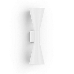 Wandleuchte ODREY WALL SURF 2.5 PAR16 W-W max. 2x12W GU10 100-240VAC, wei� matt