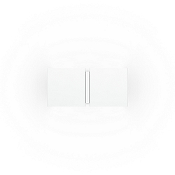 wall luminaire CG SQUARE 2P SMALL G9 IP20, white matt