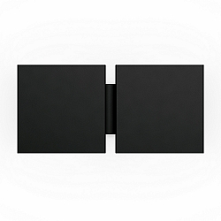 Wandleuchte CG SQUARE 2G BIG, E27, IP20, schwarz