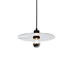 Pendelleuchte MIRRO CEILING SUSP 1.0 E27 LB 2.5m max. 15W A60 220-240VAC, IP20, schwarz matt, alu