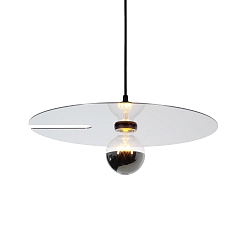 Pendelleuchte MIRRO CEILING SUSP 2.0 E27 LB 2.5m max. 15W G95 220-240VAC, IP20, schwarz matt, alu