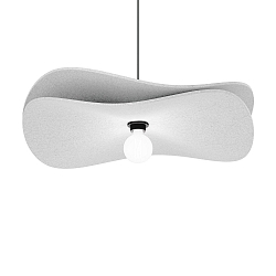Pendelleuchte WAVE SOFT 2.0, E27, IP20, Kabel 600cm, Filz marmorgrau