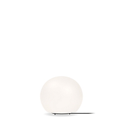 Tischleuchte DRO TABLE 2.0, � 20cm, E14, C35 max. 6W, Aluminium / Textilkabel / Glas, Wei�