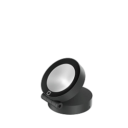 LED Fluter X-BEAM ROUND OUTDOOR WALL / FLOOR SURF PROJ 1.0 LED 3000K A 25W 220-240VAC DIM CRI80, schwenkbar, anthrazit
