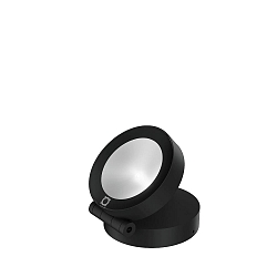LED Fluter X-BEAM ROUND OUTDOOR WALL / FLOOR SURF PROJ 1.0 LED 3000K B 25W 220-240VAC DIM CRI80, schwenkbar, schwarz matt