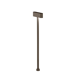 outdoor luminaire KIOSK 1.2 2 flames, adjustable, without socket IP65, bronze, mat dimmable