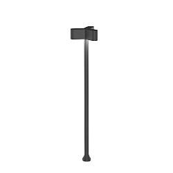 outdoor luminaire KIOSK 1.3 3 flames, adjustable, without socket IP65, anthracite, mat dimmable