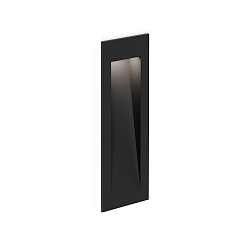 wall recessed luminaire ORIS OUTDOOR WALL REC 0.7 / 350/500/700MA down, current constant, indirect IP65, black matt 