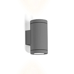 Au�enwandleuchte TUBE WALL 2.0 PAR16, IP65, Up/Down, 2x GU10 max. 35W, Dunkelgrau