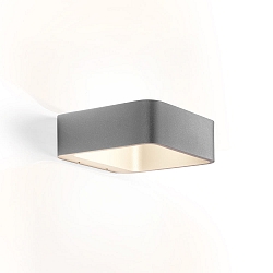 LED Au�enwandleuchte TAPE 1.0, IP65, 8W 3000K, CRi >90, dimmbar, Dunkelgrau