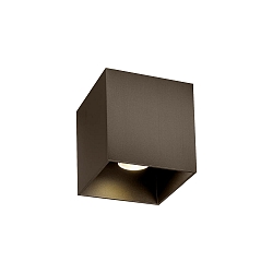 outdoor ceiling luminaire BOX OUTDOOR CEILING SURF 1.0 IP65, bronze dimmable