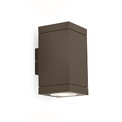 Au�enwandleuchte TUBE CARR� OUTDOOR WALL SURF 2.0 PAR16 Q max. 2x5W GU10 100-240VAC, IP65, bronze