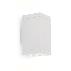 Au�enwandleuchte TUBE CARR� 2.0 PAR16, IP65, 2-seitig, 2x GU10 max. 5W, Wei�