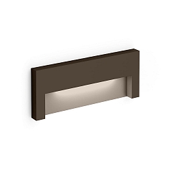 LED Outdoor Wandeinbauleuchte RETO OUTDOOR WALL REC 2.0 LED 3000K Q 7W 24V CRI90, bronze