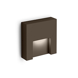 LED Au�enwandleuchte RETO OUTDOOR WALL SURF 1.3 LED 3000K Q 5W 220-240VAC DIM CRI90, bronze