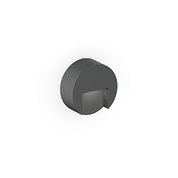 LED Outdoor Wandleuchte RETO ROUND WALL SURFACE OUTDOOR 0.8, rund, 3,3W, 3000K, 105lm, IP65, anthrazitgrau