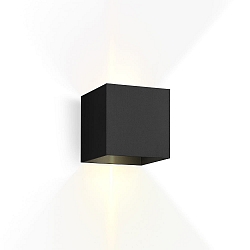 LED Au�enwandleuchte BOX 2.0, IP65, Up&Down, 6W 2700K 2x200lm, Winkel verstellbar, dimmbar, schwarz