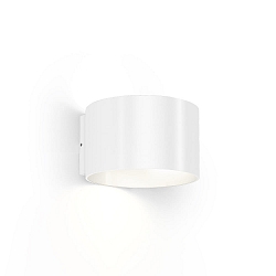 Outdoor LED Wall luminaire RAY 1.0, IP65, 6W 3000K, dimmable, angle adjustable, white