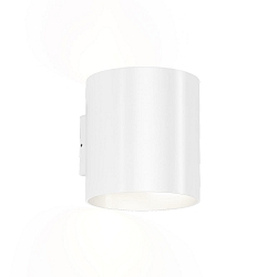 Outdoor LED Wall luminaire RAY 3.0, Up&Down, IP65, 2x 3W 3000K, dimmable, angle adjustable, white