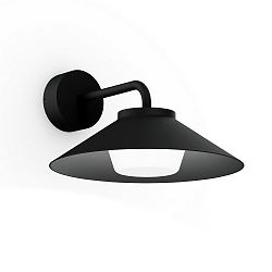 LED Outdoor Wandleuchte TRADORA WALL IP65 1.0, 9W, 2700K, 405lm, IP65, schwarz