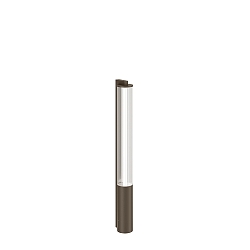 bollard lamp RIBELLE FLOOR 1.0 IP65, bronze dimmable