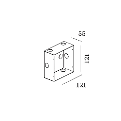 Zubeh�r f�r ORIS 1.3 - Einputzgeh�use