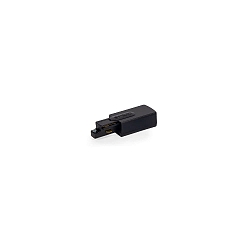 Accessory for 1-phase tracks - End feed-in right, black