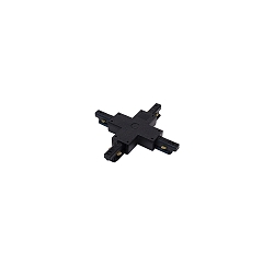 1-phase X-connector, black