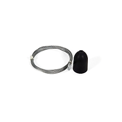 Accessory for 1-phase track - suspension set incl. fixing clamp, 150cm, black