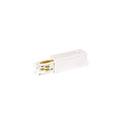Zubeh�r f�r 3-Phasen-Schienen - Endeinspeisung Links, inkl. Kabeleinf�hrung, Wei�