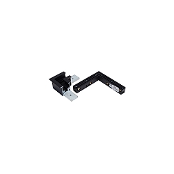 L-Verbinder f�r STREX System, Einbau, mechanisch, Anschluss links und rechts, schwarz