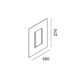 Accessory for PLANO 2.0 - flush mounted frame