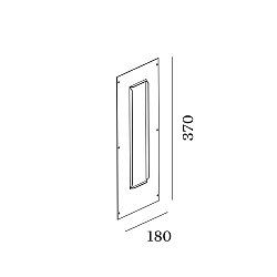 Zubeh�r f�r LED Treppenstufenleuchte THEMIS 2.7 - Einputzrahmen